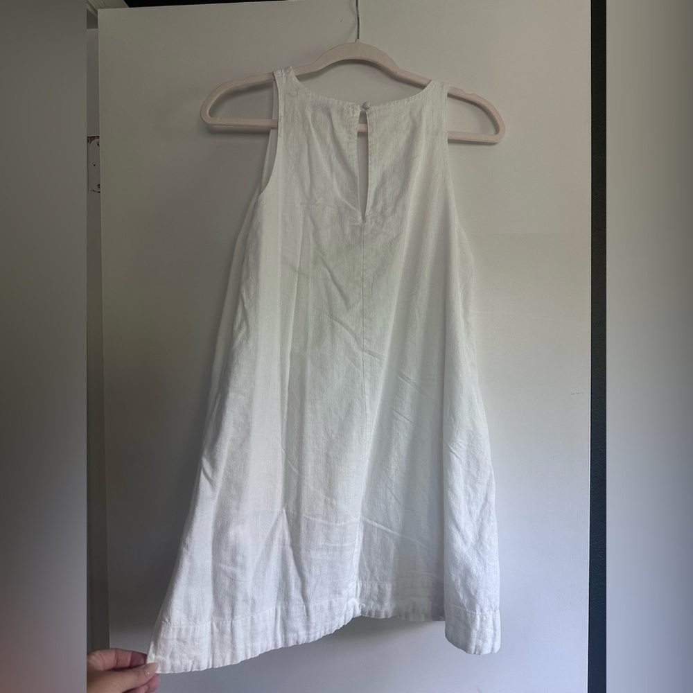Abercrombie & Fitch White Linen Dress - Picture 4 of 5